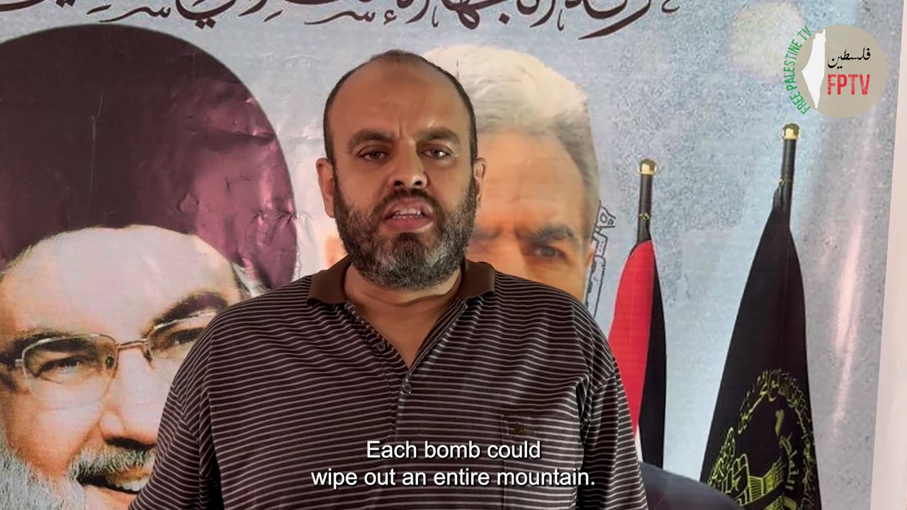 Jenin in the West Bank of Palestine holds a Funeral For Sayyed Nasrallah