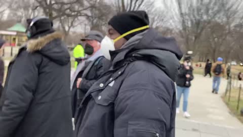 Defeat the mandates march in DC ignored by American press 23rd Jan