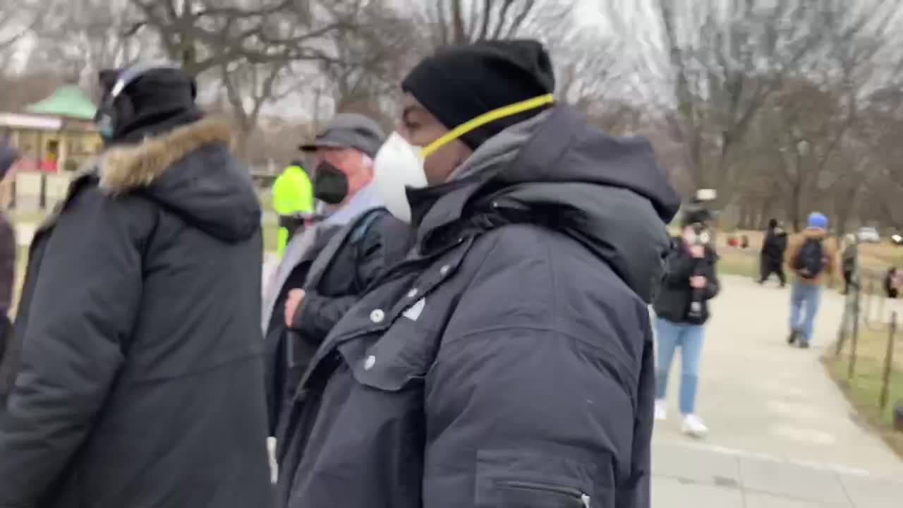 Defeat the mandates march in DC ignored by American press 23rd Jan