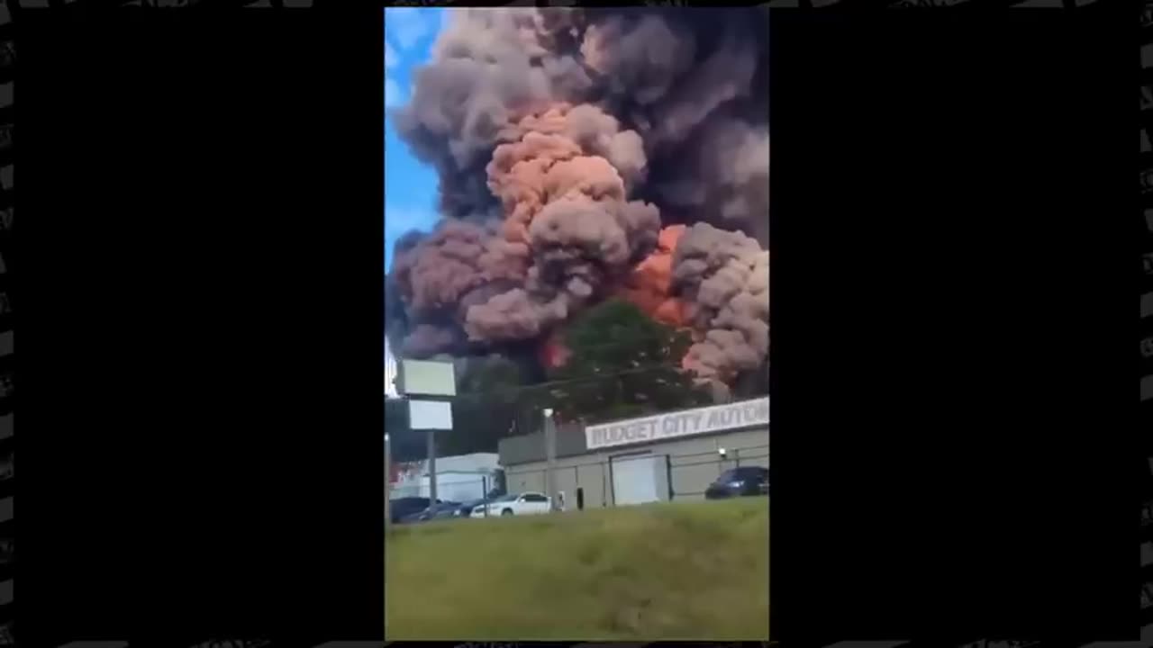 MASSIVE Chemical Fire In Georgia~What Are They Hiding? Redacted W/Clayton Morris