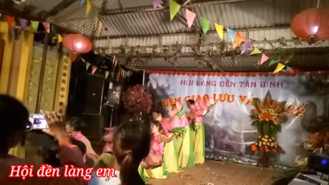 Vietnamese village temple festival