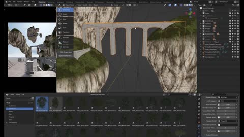 Construction Of Structural Model Of Covered Bridge