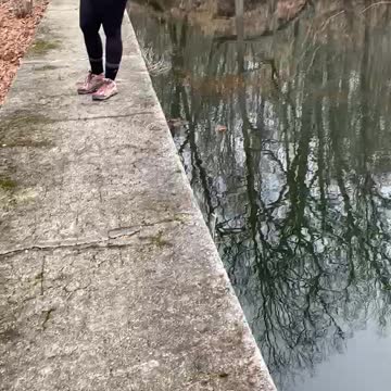 SHE MADE ME GO FOR A DAM WALK!