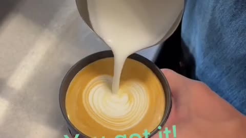 Coffee Latte - Let’s make a heart!