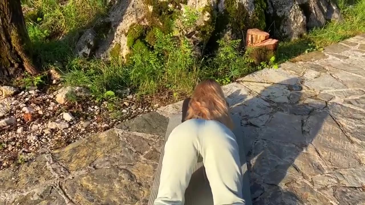 Amazing Sunset Yoga