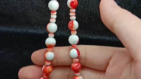Colorful Gemstone necklace Unique necklace handmade choker Vintage Style Jewelry 04