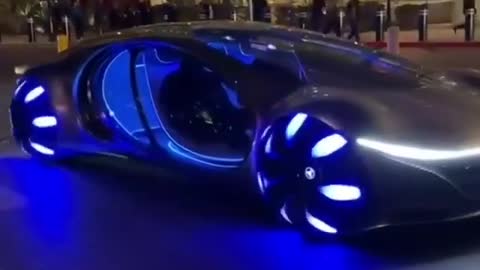 Futuristic car Mercedes-Benz