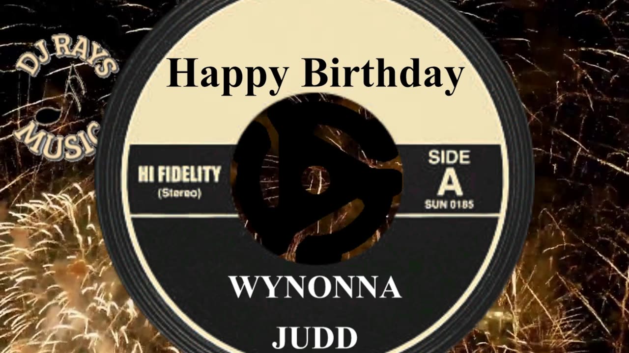 HAPPY BIRTHDAY WYNONNA JUDD