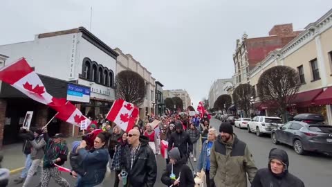 EMOTIONAL 🇨🇦FREEDOM CONVOY PROTEST 🇨🇦VICTORIA BC