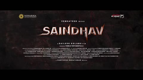 Saindhav Teaser - Telugu | Venkatesh Daggubati |Nawazuddin, Arya| Sailesh Kolanu |Santhosh Narayanan