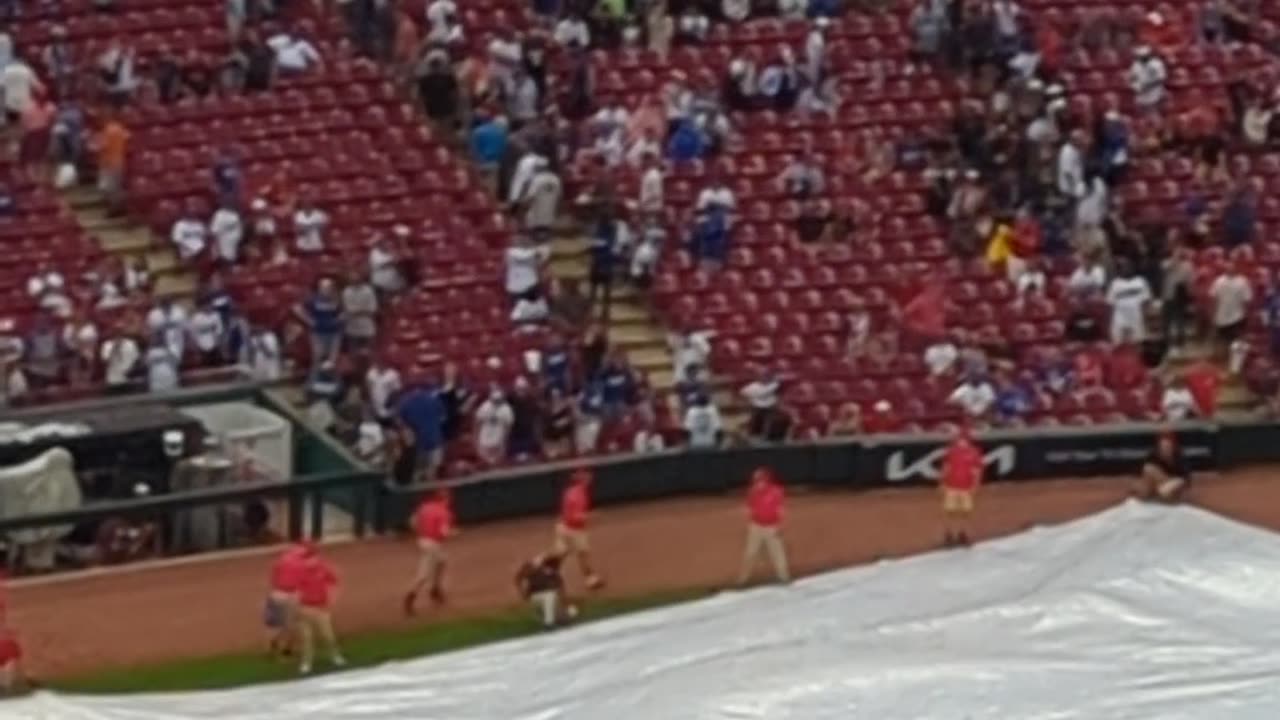 Tarp Runner Gets Caught Under Tarp