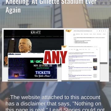Fact Check: Robert Kraft Did NOT Announce There Will Be No 'Anthem Kneeling' At Gillette Stadium