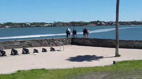 Castillo De San Marcos in St. Augustine, an impressive ancient fort.