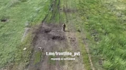 Ukraine Soldier Tries To Surrender To Drone Pilot