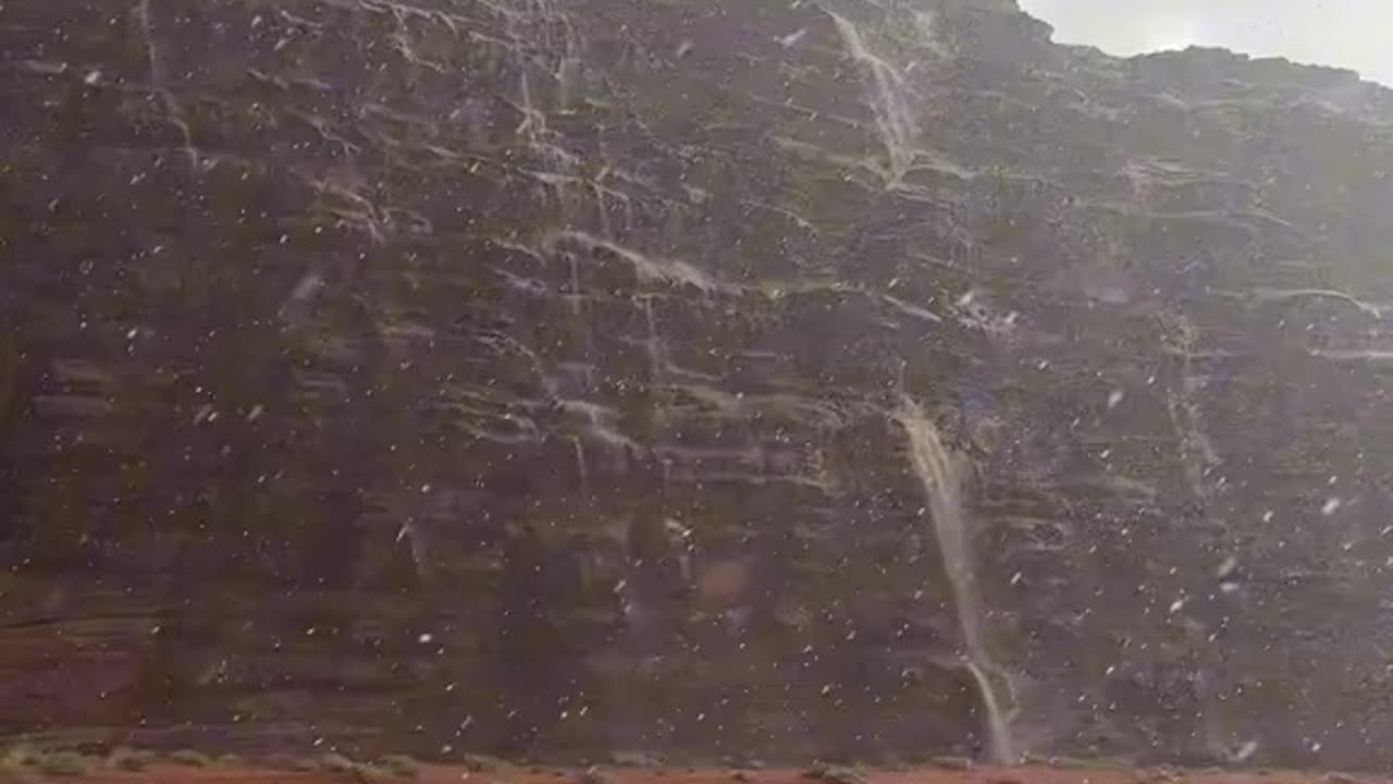 Rain in Desert