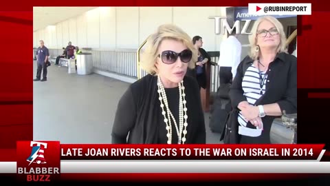 Late Joan Rivers Reacts To The War On Israel In 2014