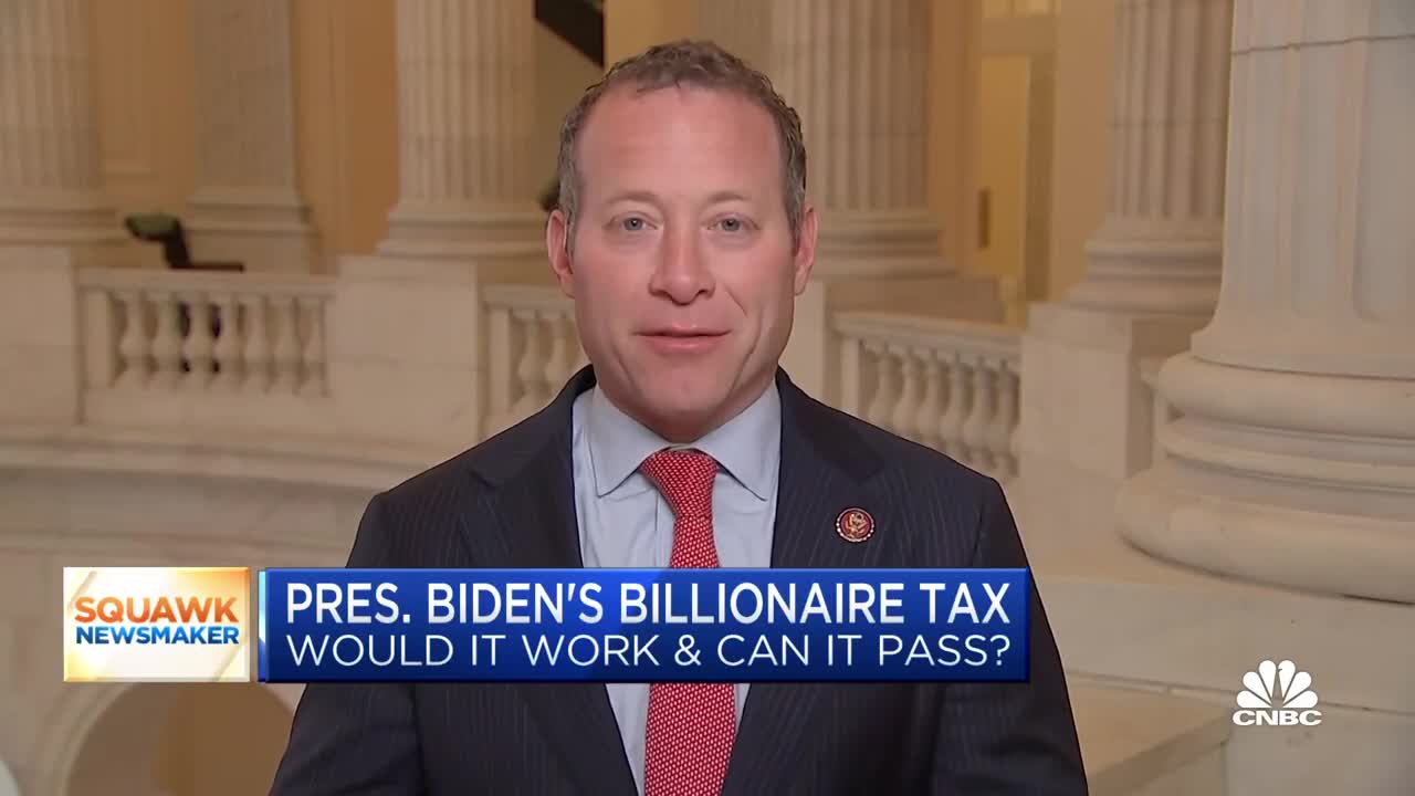 Rep. Gottheimer on Biden's billionaire tax_ I do not think that proposal is goin