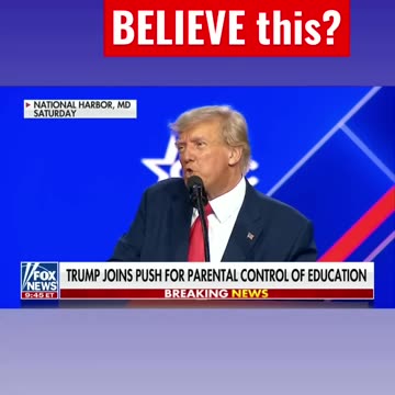 Trump: "They took parents' rights!"