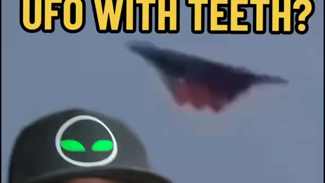 UFO with Teeth in Medellin Colombia