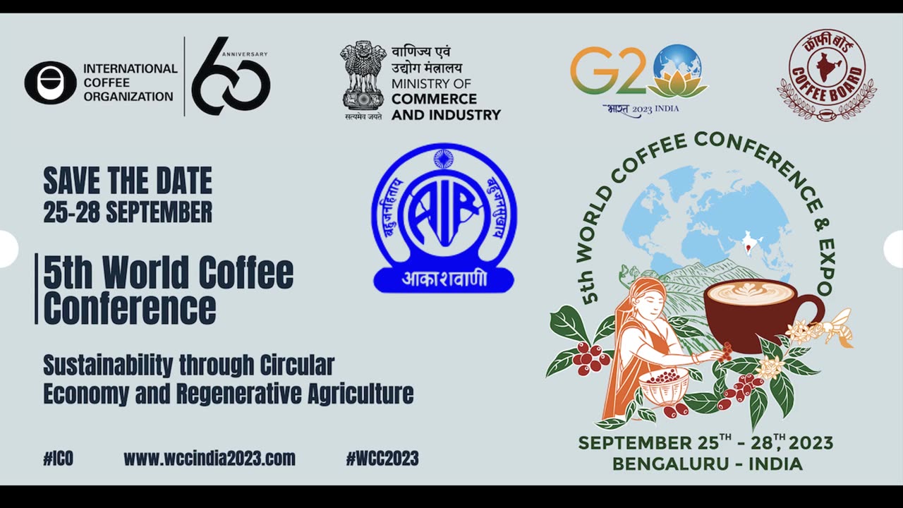 WORLD COFFEE CONFERENCE 2023 BENGALURU | INFORMATION BY H T ANIL