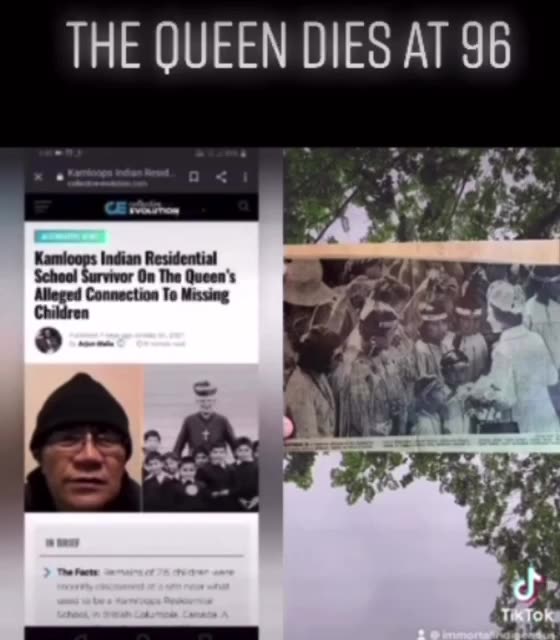 Queen Elizabeth and Prince Philip stole 10 indigenous children from Canada.