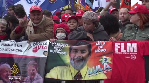 Brazil elections_ Crowds rally for former President Lula