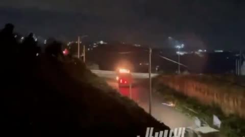 Last night in Ramallah. Palestinian terrorists settlers hurled Molotov cocktails towards