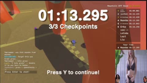 Sexy Zeepkist offroad big jump