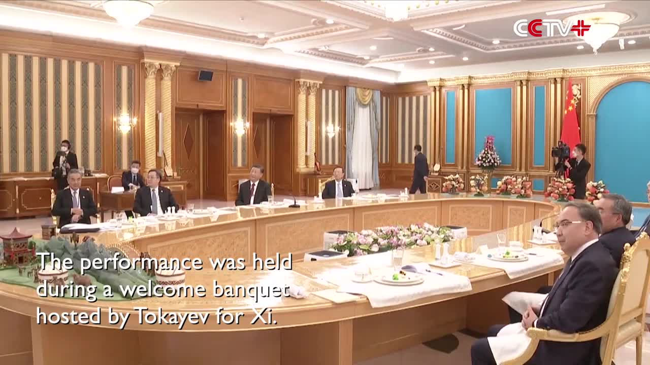 Xi, Tokayev Watch Kazakh Actress Singing Chinese Song