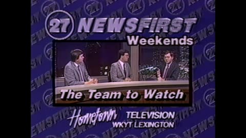 November 30, 1987 - Dave Baker WKYT Lexington News Promo