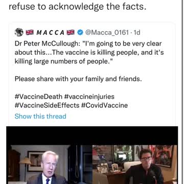 The vaccine is killing people.