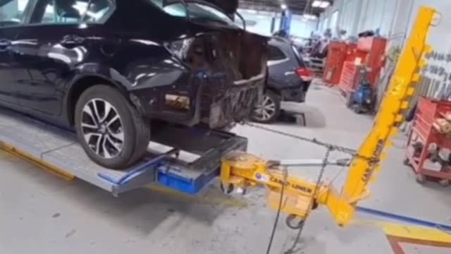 Fix the trunk of the car