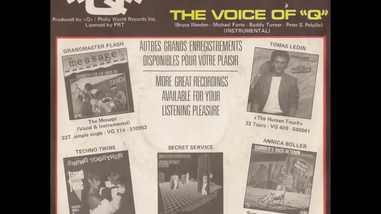 The Voice Of Q (circa 1982)