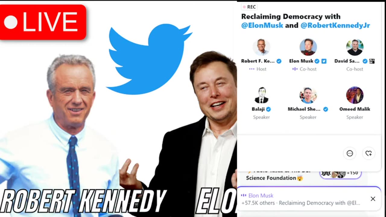 Powerhouse Discussion Robert Kennedy Jr One on One with Elon Musk on Twitter