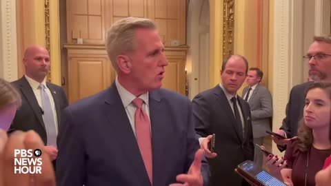 WATCH: Kevin McCarthy says he will stay in the race for House speaker after three failed votes