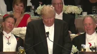 Donald Trump's FULL roasts of Hillary Clinton at Al Smith charity dinner