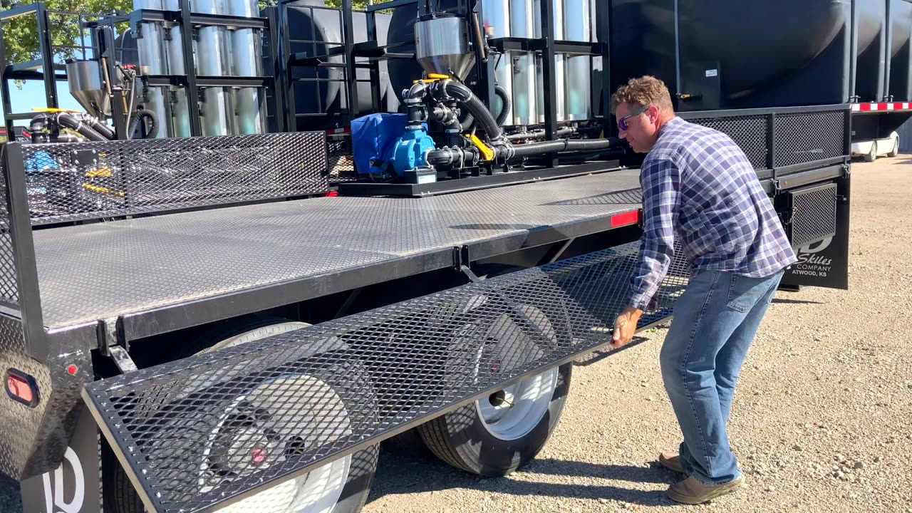 Semi Sprayer Tender Trailer