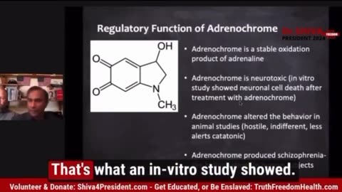 Dr. Shiva explains how and what Adrenochrome synthesis is.