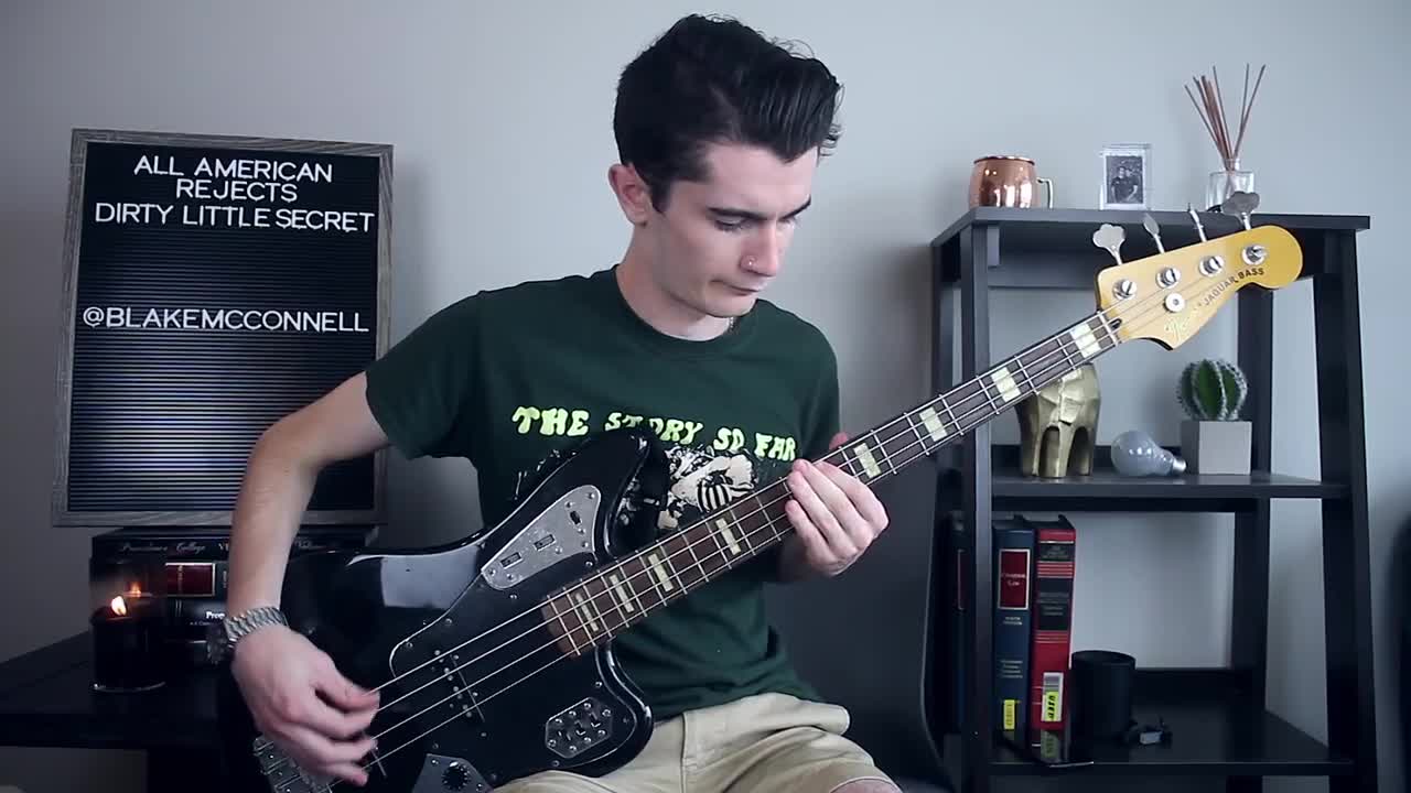 All American Rejects - Dirty Little Secret (Guitar & Bass Cover w/ Tabs)