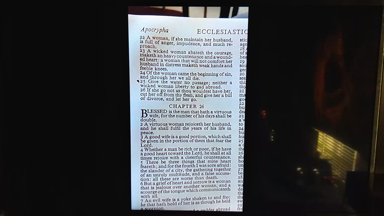 PT2 SCRIPTURES ABOUT WOMEN IN THE APOCRYPHA- COUNCIL OF THE WISE