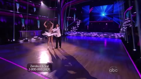 Zendaya & Valentin Chmerkovskiy - Freestyle - Dancing With the Stars 2013 - Week 10