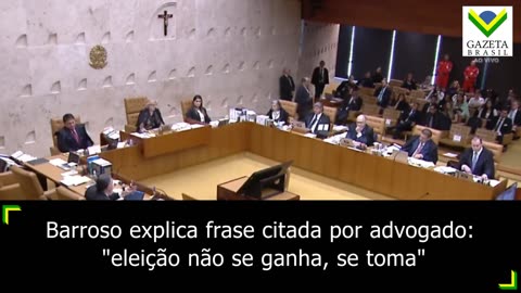 Barroso explica frase citada por advogado: "eleição em Roraima não se ganha, se toma"