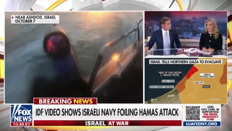 IDF navy foiling a Hamas attack