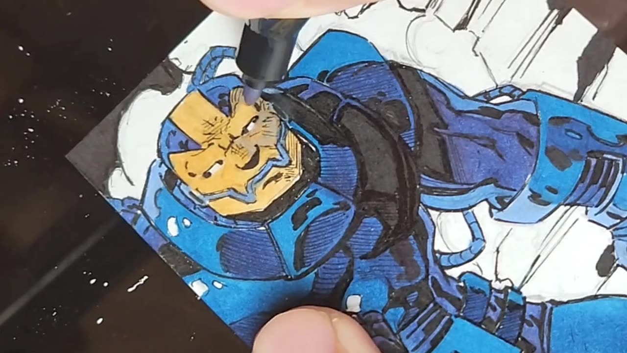 Apocalypse Sketch Card Time-lapse
