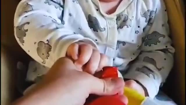 The End 😍😍#funny #videos #fun #babyfunny #baby #laugh