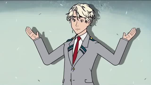 Is he wearing a MHA uniform