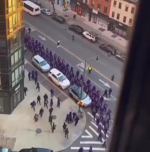 Black Hebrew Israelites in Brooklyn New York chanting “We are the real Jews”