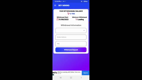 Earn from mining app