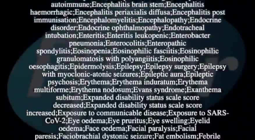 Pfizer V@xxine - Adverse Effects List