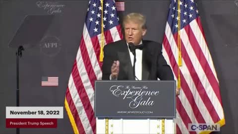 President Trump at Mar-A Lago Speech Nov 18